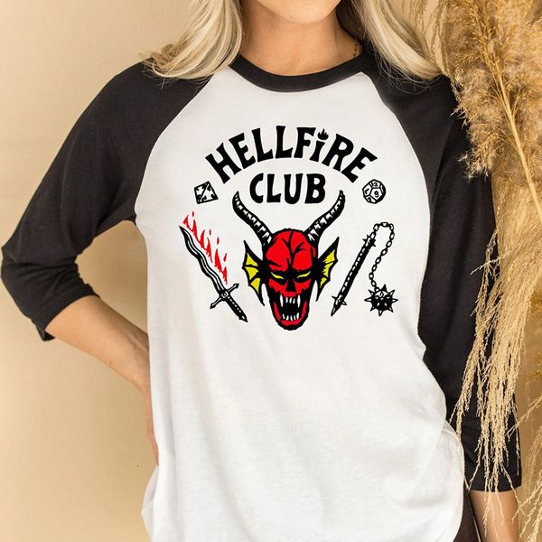 women's t-shirt hellfire club y2k casual black tees ins stranger things short sleeve women movie ladies harajuku adults kids 230202, White
women's t-shirt hellfire club y2k casual black tees ins stranger things short sleeve women movie ladies harajuku adults kids 230202, White