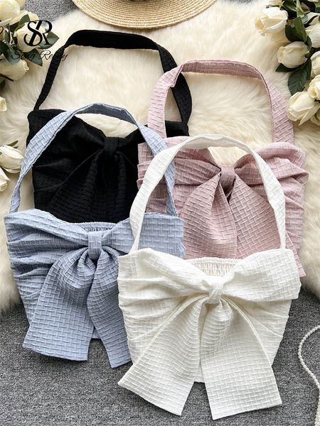 women's tanks camis singreiny french style summer women camisole bow neck y2k solid ruched elegant temperament ladies halter tank 23020, White
women's tanks camis singreiny french style summer women camisole bow neck y2k solid ruched elegant temperament ladies halter tank 23020, White