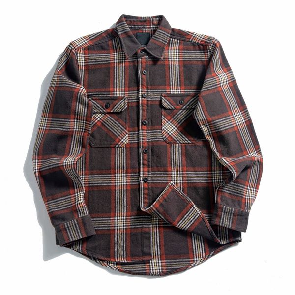 men's casual shirts heavyweight multi colors thick 100 cotton long sleeve brushed plaid flannel for men 230202, White;black
men's casual shirts heavyweight multi colors thick 100 cotton long sleeve brushed plaid flannel for men 230202, White;black