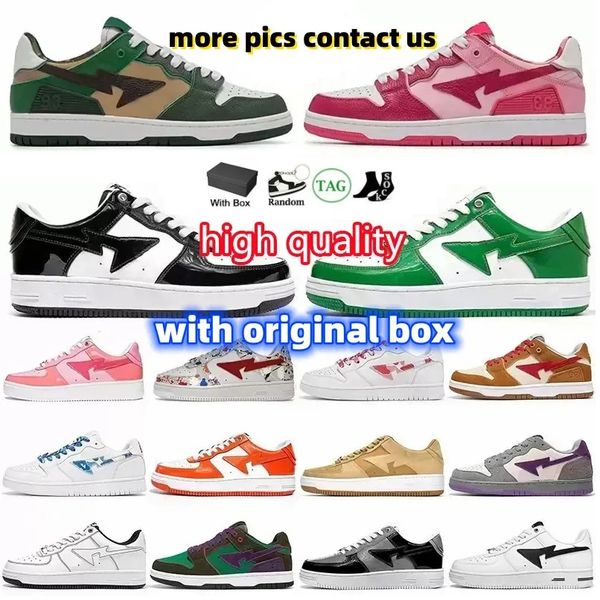 with box mens casual shoes bapestas designer abc camo black white green red orange camouflage men women trainers sports sneakers classic pla
with box mens casual shoes bapestas designer abc camo black white green red orange camouflage men women trainers sports sneakers classic pla
