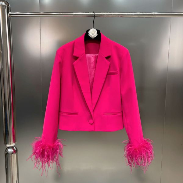 women's suits blazers borvemays blazer women 2023 spring autumn fashion trend tailored collar single button solid color casual feathers, White;black
women's suits blazers borvemays blazer women 2023 spring autumn fashion trend tailored collar single button solid color casual feathers, White;black