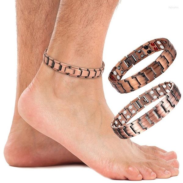 anklets for men arthritis copper color bangle health energy titanium germanium double row magnetic healthcare jewelry, Red;blue
anklets for men arthritis copper color bangle health energy titanium germanium double row magnetic healthcare jewelry, Red;blue