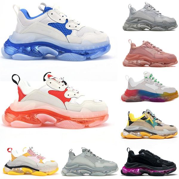 triple s men women designer casual dad shoes black paris 17fw luxuries tennis crystal clear sole jogging walking vintage platform 285r
triple s men women designer casual dad shoes black paris 17fw luxuries tennis crystal clear sole jogging walking vintage platform 285r