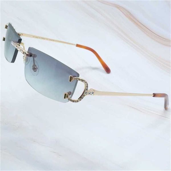 24% off 2023 men women rimless arrival rhinestones carter man luxury sunglass wire iced out shades eyewear, White;black
24% off 2023 men women rimless arrival rhinestones carter man luxury sunglass wire iced out shades eyewear, White;black