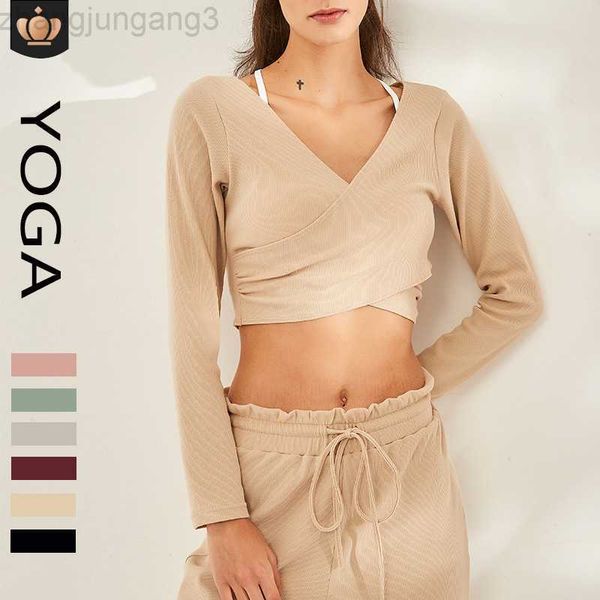 designer brand tank alos yoga women's v-neck casual breathable sports long-sleeved cross waist quick-drying yoga t-shirt white
designer brand tank alos yoga women's v-neck casual breathable sports long-sleeved cross waist quick-drying yoga t-shirt white