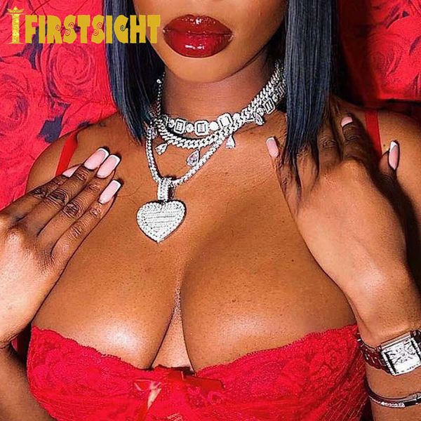 chokers silver color heart pendant necklace for women men 5mm cz iced zircon cubic zirconia choker hip hop fashion jewelry 2302, Golden;silver
chokers silver color heart pendant necklace for women men 5mm cz iced zircon cubic zirconia choker hip hop fashion jewelry 2302, Golden;silver