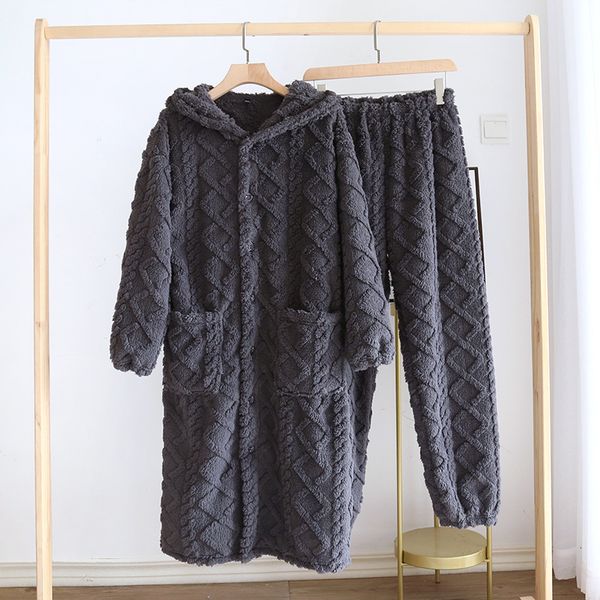 women's sleepwear winter thick warm velvet pajamas nightgown women cute hooded flannel robe set couple long homewear plus size men', Black;red
women's sleepwear winter thick warm velvet pajamas nightgown women cute hooded flannel robe set couple long homewear plus size men', Black;red