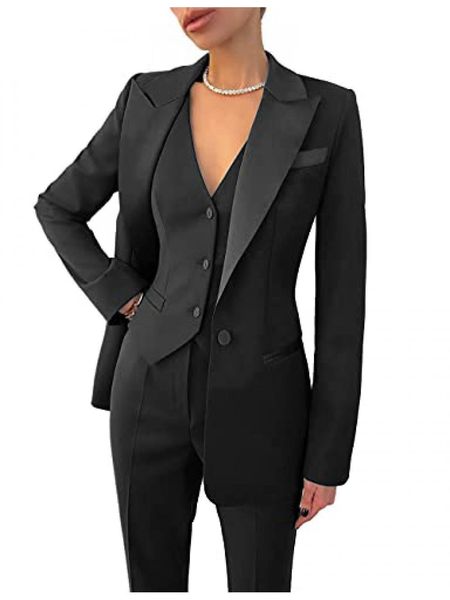 womens two piece pants business women suit set 3 pieces notch lapel single breasted vest for office work lady suits blazervestpants 230202, White
womens two piece pants business women suit set 3 pieces notch lapel single breasted vest for office work lady suits blazervestpants 230202, White