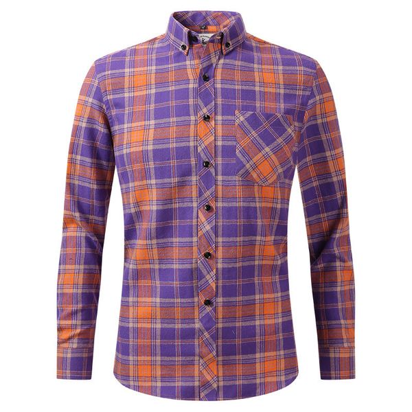 men's casual shirts men flannel plaid long sleeve spring 100 cotton man clothes single post bag slim plus size 230202, White;black
men's casual shirts men flannel plaid long sleeve spring 100 cotton man clothes single post bag slim plus size 230202, White;black