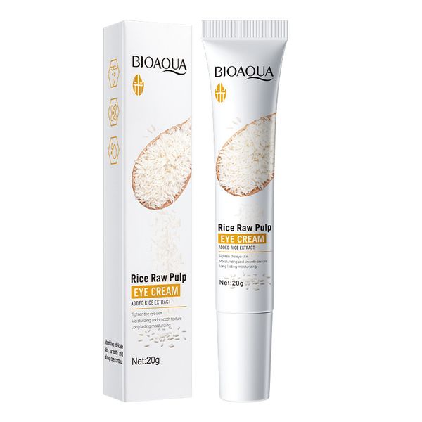 bioaqua rice essence eye cream fades fine lines dark circles eye serum eye bags firmness eyes care moisture beauty cosmetic
bioaqua rice essence eye cream fades fine lines dark circles eye serum eye bags firmness eyes care moisture beauty cosmetic