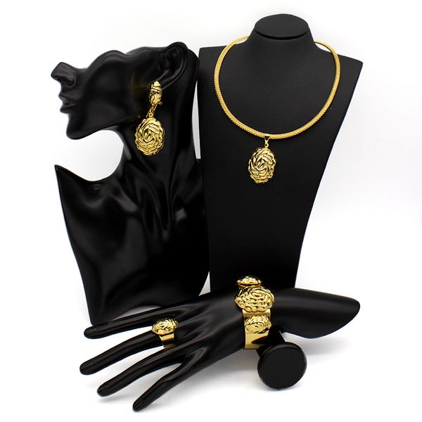 wedding jewelry sets golden set for women 24k dubai statement brain pattern drop earrings pendant necklace bangle rings 4pcs with choker 230, Slivery;golden
wedding jewelry sets golden set for women 24k dubai statement brain pattern drop earrings pendant necklace bangle rings 4pcs with choker 230, Slivery;golden