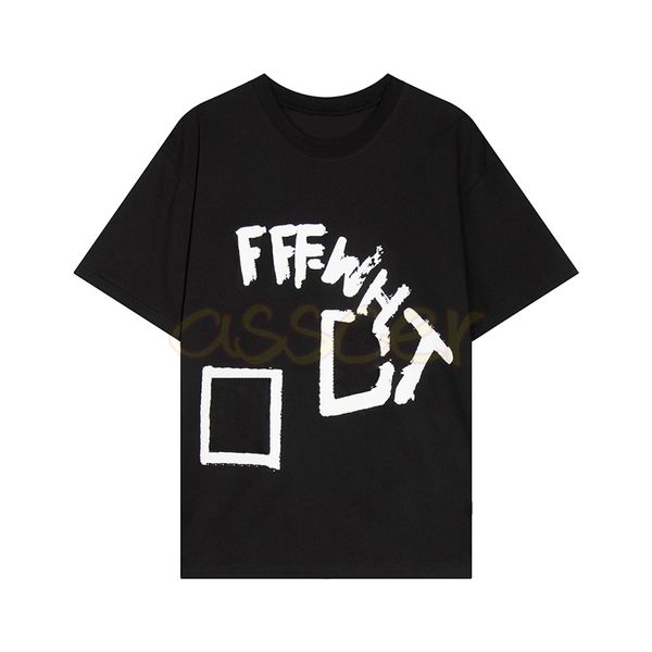 designer men womens black white t shirt summer fashion hand-painted letter print tees mens clothing size xs, White;black
designer men womens black white t shirt summer fashion hand-painted letter print tees mens clothing size xs, White;black