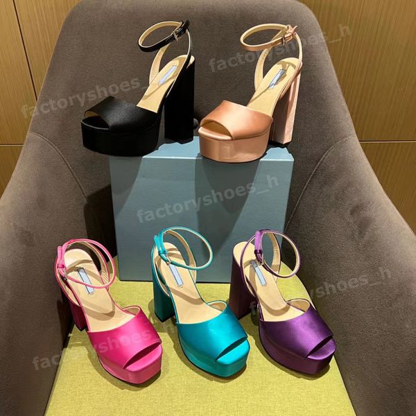 designer sandal women rhinestone sandals platform heel dress shoes chunky high heels classic triangle buckle embellished ankle strap satin s, Black
designer sandal women rhinestone sandals platform heel dress shoes chunky high heels classic triangle buckle embellished ankle strap satin s, Black