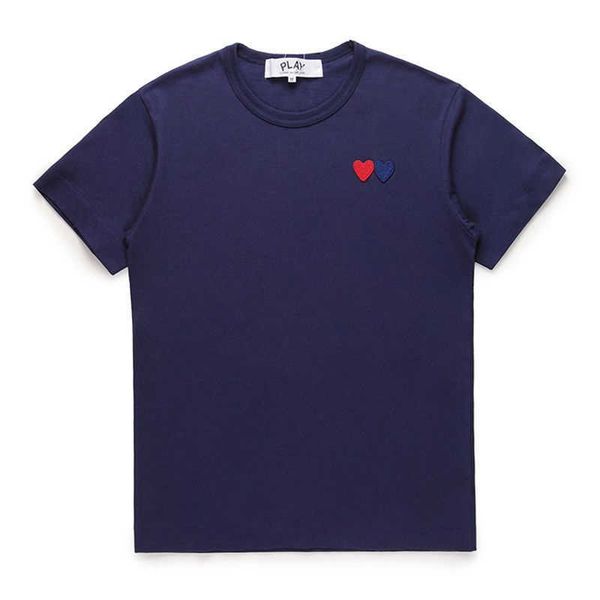 designer luxury play classic fashion trend comfortable versatile for men and women t-shirt double heart embroidery love couple short sleeve, Black;brown
designer luxury play classic fashion trend comfortable versatile for men and women t-shirt double heart embroidery love couple short sleeve, Black;brown