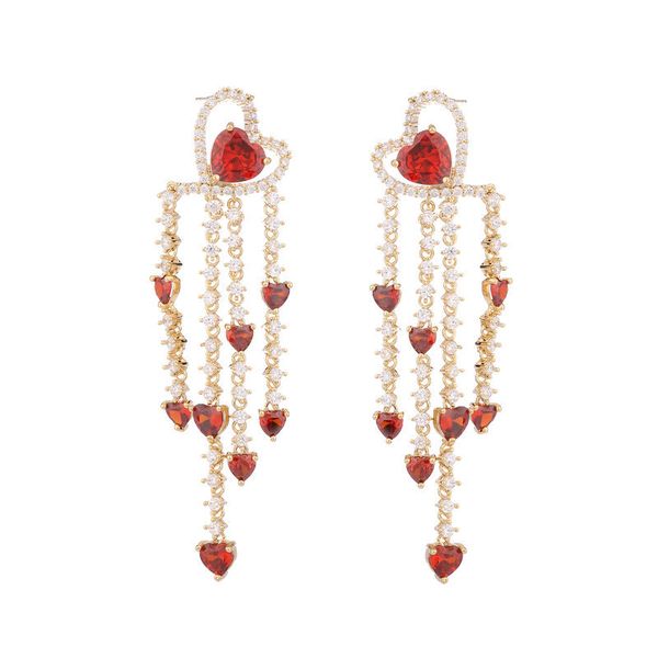 luxury wedding bridal heart shape long dangle earrings for women tassel designer stud earring drop hanging ear rings female jewellry, Silver
luxury wedding bridal heart shape long dangle earrings for women tassel designer stud earring drop hanging ear rings female jewellry, Silver