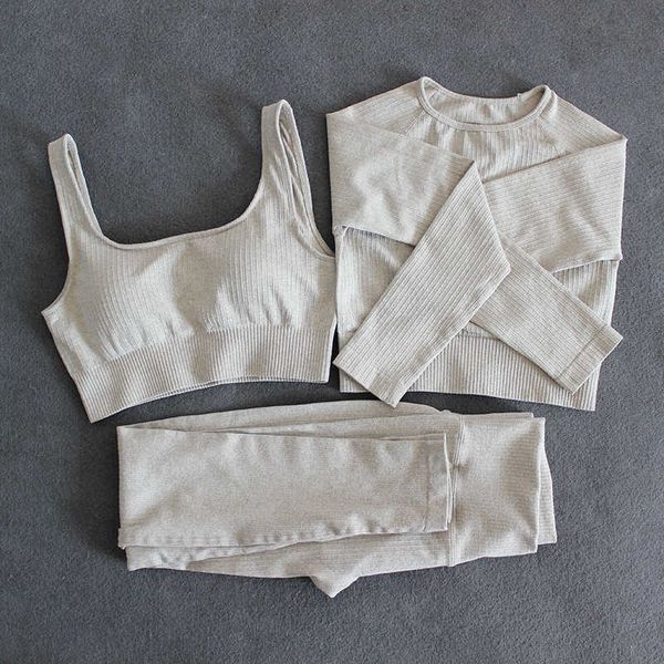 nxy yoga outfits vrouwen sportkleding set workout kleding atletische slijtage sport legging naadloze fitness beha crop lange mouw pak, White
nxy yoga outfits vrouwen sportkleding set workout kleding atletische slijtage sport legging naadloze fitness beha crop lange mouw pak, White