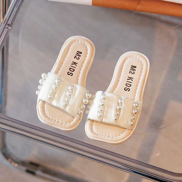 slipper children sandals with pearl folds 2022 summer new breathable all-match girls exquisite kids fashion temperament casual slippers 0203, Black;grey
slipper children sandals with pearl folds 2022 summer new breathable all-match girls exquisite kids fashion temperament casual slippers 0203, Black;grey