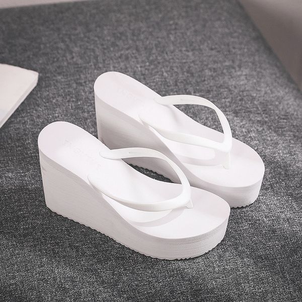 slippers comemore women summer shoes woman wedge rubber flip flops heeled mules candy colors platform female beach slippers white 39 230203, Black
slippers comemore women summer shoes woman wedge rubber flip flops heeled mules candy colors platform female beach slippers white 39 230203, Black