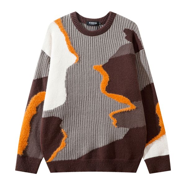 men's sweaters jaykoo contrast irregular design jacquard mosaic color stereo plush knit sweater 230203, White;black
men's sweaters jaykoo contrast irregular design jacquard mosaic color stereo plush knit sweater 230203, White;black