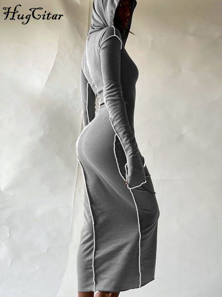 casual dresses hugcitar long sleeve hooded patchwork skinny maxi dress autumn winter women fashion streetwear outfits 230202, Black;gray
casual dresses hugcitar long sleeve hooded patchwork skinny maxi dress autumn winter women fashion streetwear outfits 230202, Black;gray