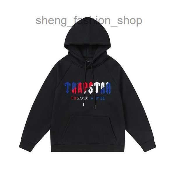 men's hoodies trapstar street trend towel embroidery fleece sweatshirt men women tracksuits pullover sweatpants suits 2 22um, Black
men's hoodies trapstar street trend towel embroidery fleece sweatshirt men women tracksuits pullover sweatpants suits 2 22um, Black