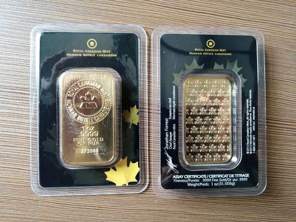Image of 5/10 Souvenir Number Independent Gold Bar Business Grams Collection Serial Australian Gift /20 /31 Coins Fgdjk