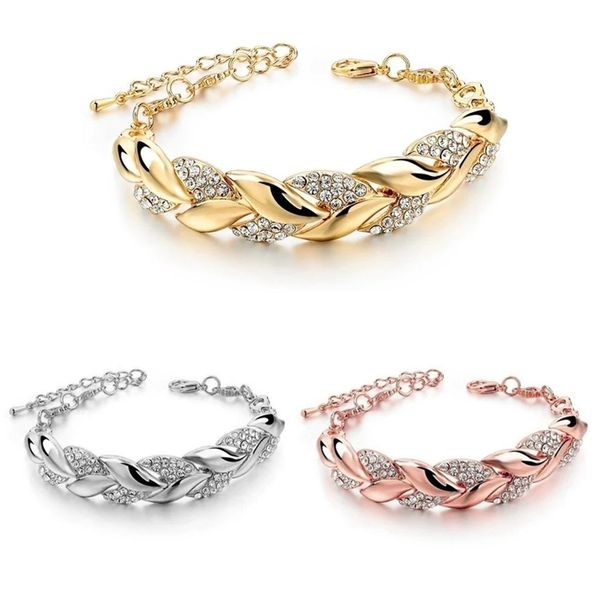 12pcs fashion zircon leaf adjustable bracelet for women wedding jewelry anniversary valentines day gift, Golden;silver
12pcs fashion zircon leaf adjustable bracelet for women wedding jewelry anniversary valentines day gift, Golden;silver