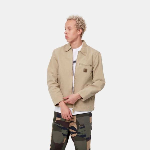 designer jacket fashion canvas faded cardigan coat spring autumn detroit thin zip jackets mens womens pocket work clothes 8xn5, Black;brown
designer jacket fashion canvas faded cardigan coat spring autumn detroit thin zip jackets mens womens pocket work clothes 8xn5, Black;brown