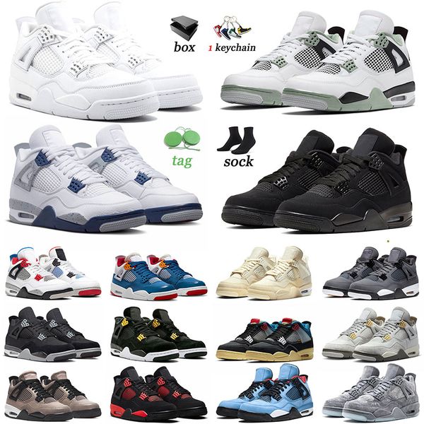 4s classic basketball shoes new black cat jumpman 4 sneakers trainers midnight navy seafoam pure money what the cool grey sail royalty messy
4s classic basketball shoes new black cat jumpman 4 sneakers trainers midnight navy seafoam pure money what the cool grey sail royalty messy