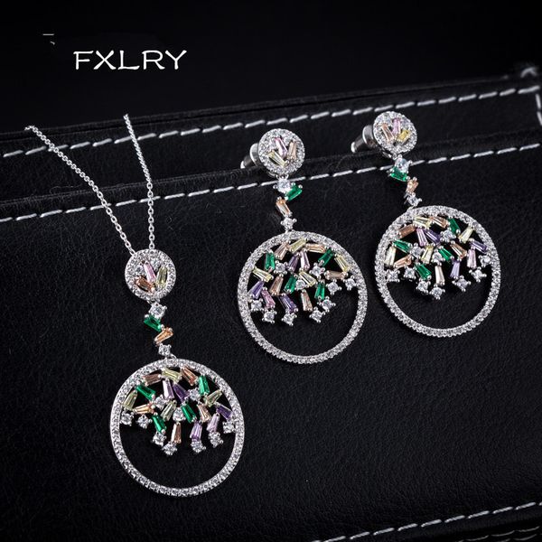 wedding jewelry sets fxlry luxury white colormulti color cz zircon pendants necklace and earrings for women brincos bijoux 230203, Slivery;golden
wedding jewelry sets fxlry luxury white colormulti color cz zircon pendants necklace and earrings for women brincos bijoux 230203, Slivery;golden