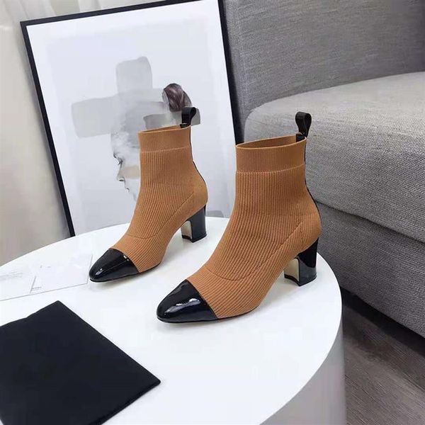 autumn and winter socks highs-heel fashion knitted elastic boots temperament letters leisure women shoes womens letter thick 289l, Black
autumn and winter socks highs-heel fashion knitted elastic boots temperament letters leisure women shoes womens letter thick 289l, Black