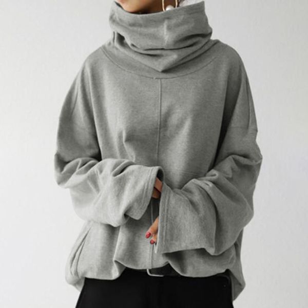women's hoodies sweatshirts s-5xl size women gray turtleneck sweatshirt tracksuit sports autumn winter casual loose jumper long pullove, Black
women's hoodies sweatshirts s-5xl size women gray turtleneck sweatshirt tracksuit sports autumn winter casual loose jumper long pullove, Black