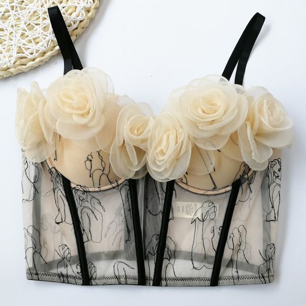 women's tanks camis patchwork floral vest for women square collar sleeveless lace up slimming tank female summer fashion style 230203, White
women's tanks camis patchwork floral vest for women square collar sleeveless lace up slimming tank female summer fashion style 230203, White