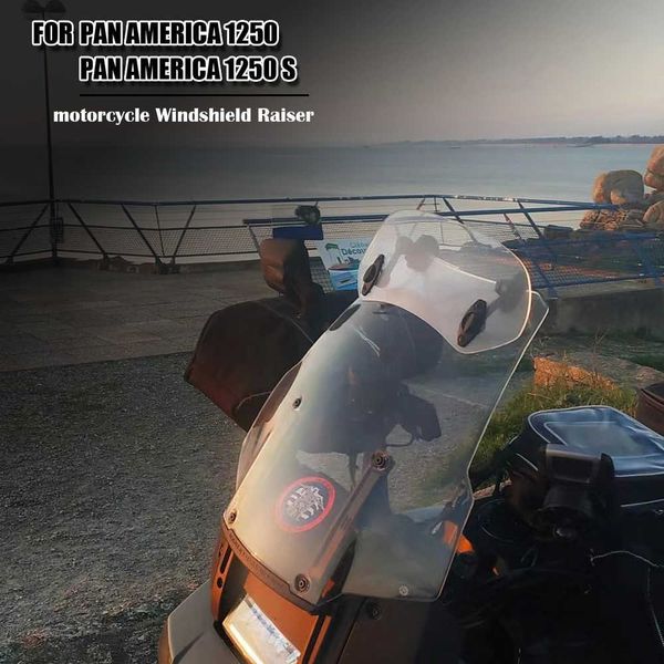 for harley pan america 1250 2021 2022 motorcycle windshield extension adjustable spoiler clamp-on windscreen deflector 0203
for harley pan america 1250 2021 2022 motorcycle windshield extension adjustable spoiler clamp-on windscreen deflector 0203