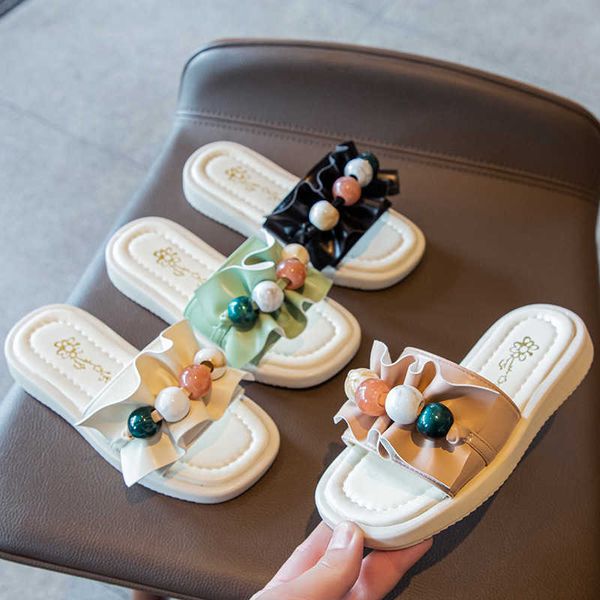 slipper lace 2022 summer beaded princess slippers girls beach sandals 0203, Black;grey
slipper lace 2022 summer beaded princess slippers girls beach sandals 0203, Black;grey