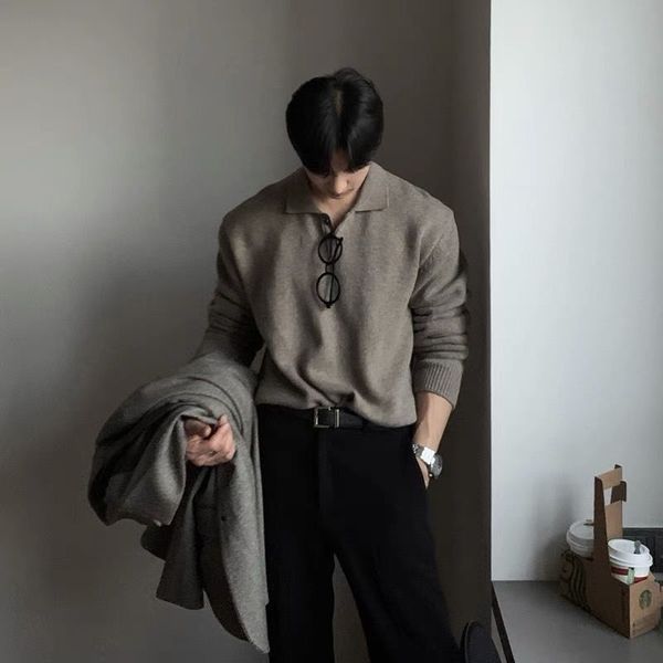 men's sweaters autumn winter knitted sweater business casual fashion solid color slim pullovers male brand l90 230203, White;black
men's sweaters autumn winter knitted sweater business casual fashion solid color slim pullovers male brand l90 230203, White;black