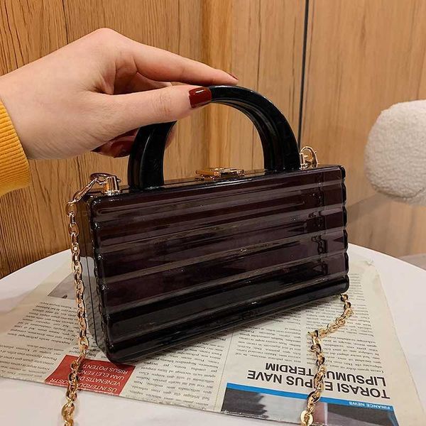 shoulder bag women's bag autumn and winter new box handbag acrylic chain transparent shoulder messenger bag 230203
shoulder bag women's bag autumn and winter new box handbag acrylic chain transparent shoulder messenger bag 230203