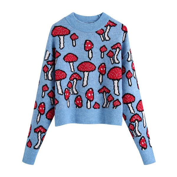 women's sweaters spring simple and versatile cartoon jacquard geometrica maglione pullover ladies jumper 230203, White;black
women's sweaters spring simple and versatile cartoon jacquard geometrica maglione pullover ladies jumper 230203, White;black