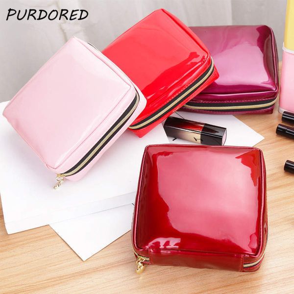 cosmetic bags cases purdored 1 pc women square cosmetic bag patent leather zipper make up female travel cosmetic case toilettas drop 230203
cosmetic bags cases purdored 1 pc women square cosmetic bag patent leather zipper make up female travel cosmetic case toilettas drop 230203
