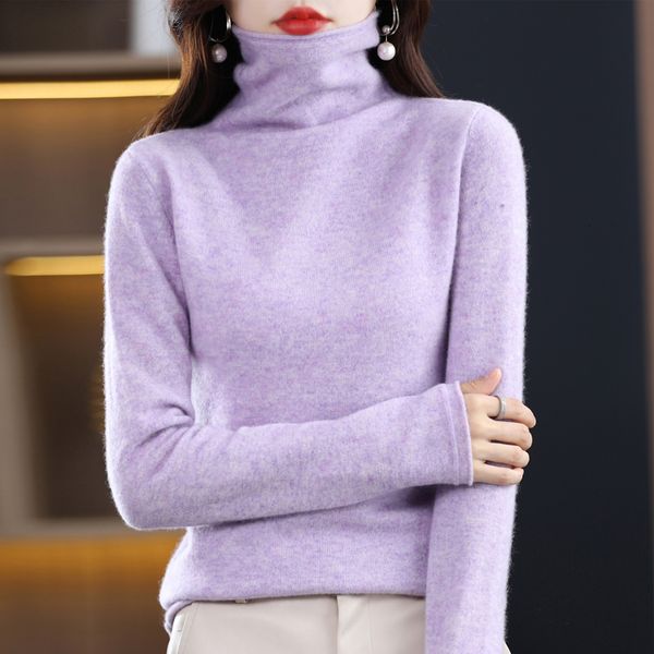 women's sweaters autumn winter and spring 100 wool highend knitting pullover loose high neck cashmere warm curling 230203, White;black
women's sweaters autumn winter and spring 100 wool highend knitting pullover loose high neck cashmere warm curling 230203, White;black