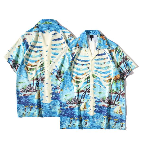 hawaiian short-sleeved flower shirt retro harbor style beach tourism spring and summer men's five-sleeved shirt, White;black
hawaiian short-sleeved flower shirt retro harbor style beach tourism spring and summer men's five-sleeved shirt, White;black