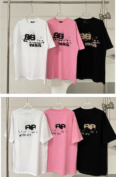 668 summer women's t-shirt designer t-shirt casual women's t-shirt with double b letter print short sleeve sales luxury women', White
668 summer women's t-shirt designer t-shirt casual women's t-shirt with double b letter print short sleeve sales luxury women', White