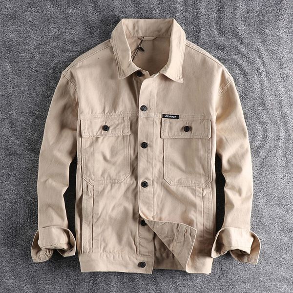 men's jackets 2023 autumn and winter solid khaki woven work men's casual trend loose youth jacket outerwear 435 230203, Black;brown
men's jackets 2023 autumn and winter solid khaki woven work men's casual trend loose youth jacket outerwear 435 230203, Black;brown