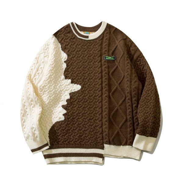 men's sweaters jaykoo contrast patchwork jacquard weavingirregular design knit sweater 230203, White;black
men's sweaters jaykoo contrast patchwork jacquard weavingirregular design knit sweater 230203, White;black