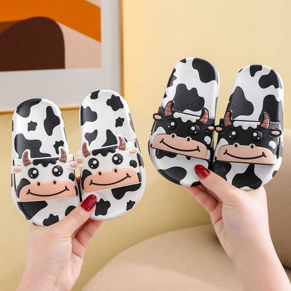 slipper summer children' cow pattern non-slip breathable cute cartoon boys girls comfortable soft home slippers shoes kids 0203, Black;grey
slipper summer children' cow pattern non-slip breathable cute cartoon boys girls comfortable soft home slippers shoes kids 0203, Black;grey