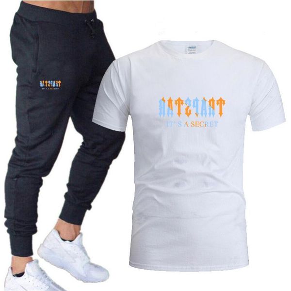 2022 new brand trapstar tracksuit men's summer leisure sets t-shirt and pants two pieces casual tracksuit male sportswear gym clot gekk, Gray
2022 new brand trapstar tracksuit men's summer leisure sets t-shirt and pants two pieces casual tracksuit male sportswear gym clot gekk, Gray