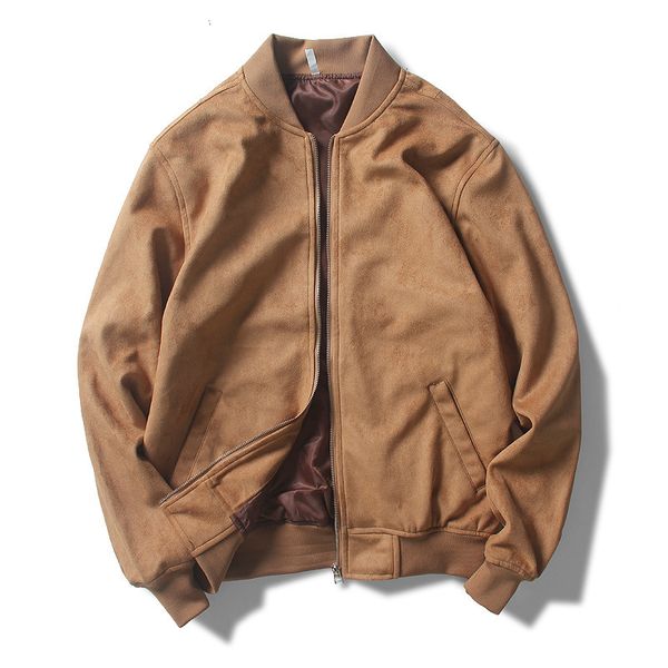men's jackets winter thick men crop zip up coat flight suit vintage bomber oversize mens suede fabric khaki short 3xl 230203, Black;brown
men's jackets winter thick men crop zip up coat flight suit vintage bomber oversize mens suede fabric khaki short 3xl 230203, Black;brown