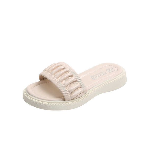 slipper 2022 new pleated slippers for girls kids fashion breathable summer simple flat casual open-toe children princess sandals 0203, Black;grey
slipper 2022 new pleated slippers for girls kids fashion breathable summer simple flat casual open-toe children princess sandals 0203, Black;grey