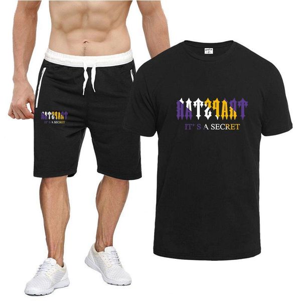 2022 new trapstar summer casual tracksuit shorts t-shirt set harajuku tees hip hop streetwear t shirt sport sweatpants men's rjfd, Gray
2022 new trapstar summer casual tracksuit shorts t-shirt set harajuku tees hip hop streetwear t shirt sport sweatpants men's rjfd, Gray