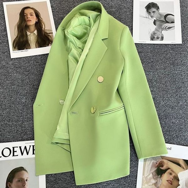 women's suits blazer casual blazer double breasted jacket korean version pure color loose fashion simple office ladies 230203, White;black
women's suits blazer casual blazer double breasted jacket korean version pure color loose fashion simple office ladies 230203, White;black